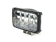 Kawasaki Mule / Ridge / Teryx 4X6 Inch Work Light 45 Watt High/Low by Quake LED